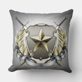 Silver Shield Pillow Kussen