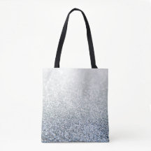 Silver Shimmer Glitter Canvas tas