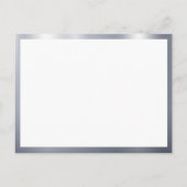 Silver Shine Custom Pageant Promo Kaart Briefkaart (Achterkant)