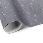 Silver Shiny Small Stars Confetti Vip Cadeaupapier (Rol Hoek)