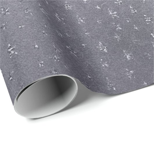 Silver Shiny Small Stars Confetti Vip Cadeaupapier (Rol Hoek)