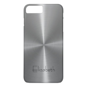 Silver Shiny Steel Metal Case-Mate iPhone Case