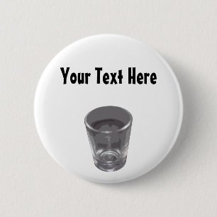  Silver Shot Glass Button