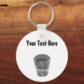  Silver Shot Glass Sleutelhanger (Voorkant)