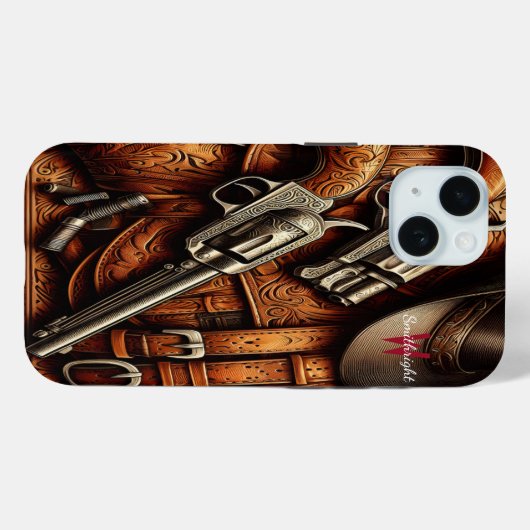 Silver Showdown Case-Mate iPhone Case (Achterkant (horizontaal))