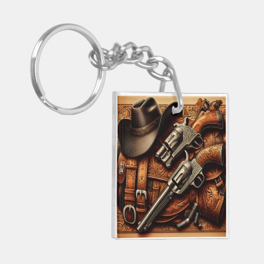 Silver Showdown Sleutelhanger (Voorkant Links)