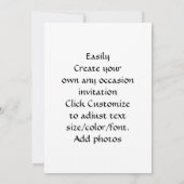 Silver showgirl kaart (Achterkant)