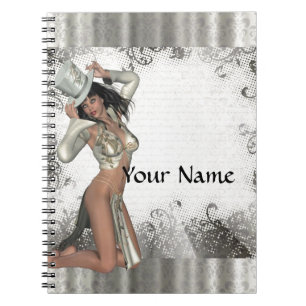 Silver showgirl notitieboek