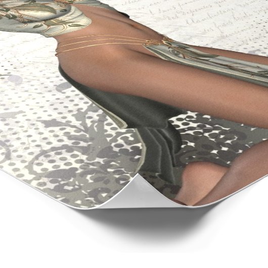 Silver showgirl poster (Hoek)