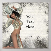 Silver showgirl poster (Voorkant)