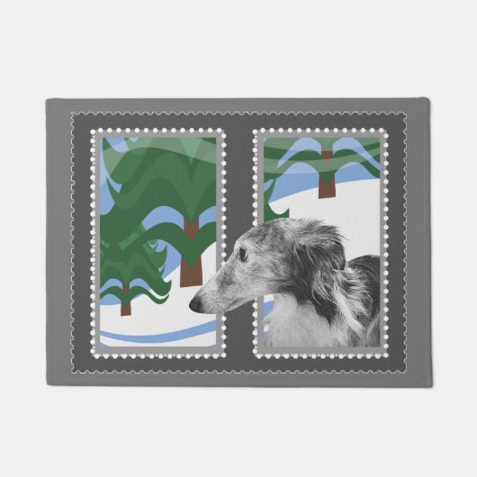 Silver Silken Doormat Deurmat (Voorkant)