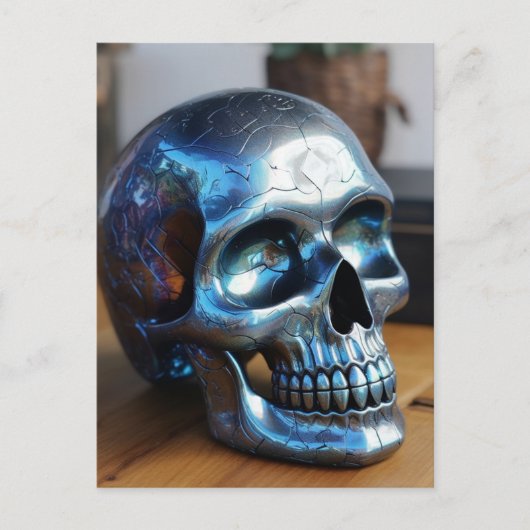 Silver Skull Briefkaart (Voorkant)