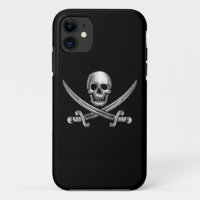 Silver Skull en Crossed Swords