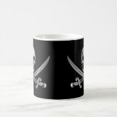 Silver Skull en Crossed Swords Koffiemok (Center)