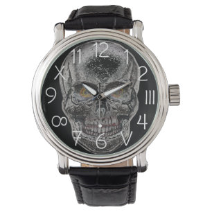 Silver Skull eWatch Horloge