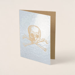 Silver Skull Folie Kaarten