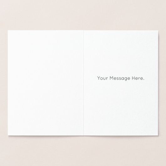 Silver Skull Folie Kaarten (Binnen)