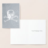 Silver Skull Folie Kaarten (Display)