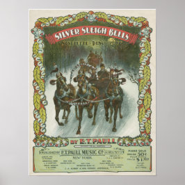 Silver Sleigh Bells  Music Poster