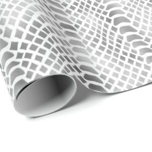 Silver Snake Print Cadeaupapier