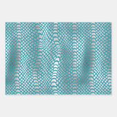 Silver Snake Print Inpakpapier Vel (Voorkant 2)