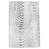 Silver Snake Print Medium Cadeauzakje (Voorkant)