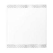 Silver Snake Print Notitieblok (Voorkant)