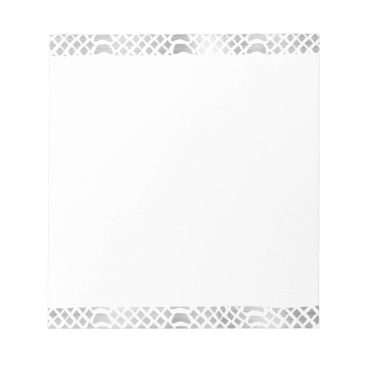 Silver Snake Print Notitieblok (Voorkant)