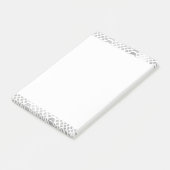 Silver Snake Print Post-it® Notes (Schuin)
