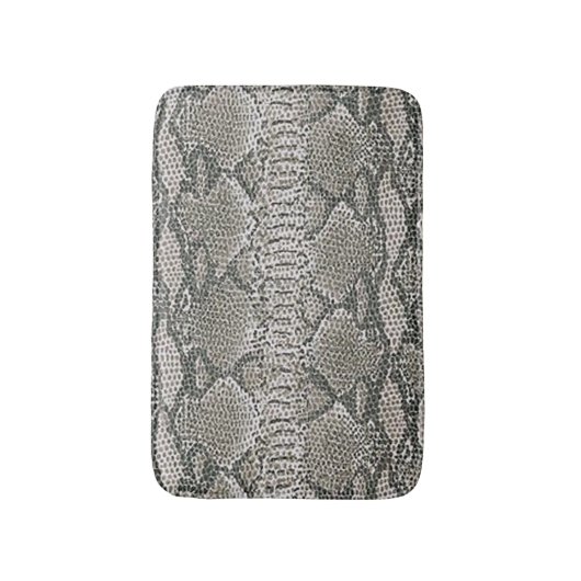 Silver Snake Skin Bath Mat (Voorkant Verticaal)