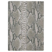 Silver Snake Skin Klembord (Achterkant)