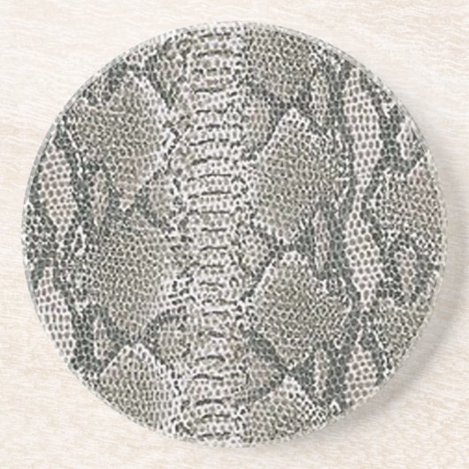 Silver Snake Skin Onderzetter (Voorkant)