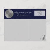 Silver Snow Moon Briefkaart (Achterkant)