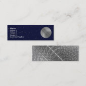 Silver Snow Moon Mini Visitekaartje (Voorkant / Achterkant)