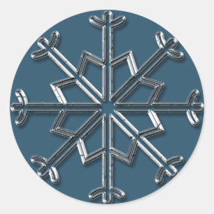Silver Snowflake 1 - Vakantische stickers