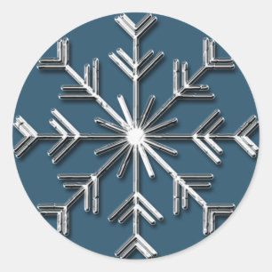 Silver Snowflake 6 - Vakantie stickers