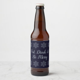  Silver Snowflake Bier Etiket