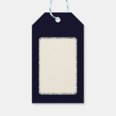 Silver Snowflake Cadeaulabel (Achterkant)