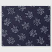  Silver Snowflake Cadeaupapier (Vlak)