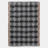 Silver Snowflake Deken (Voorkant Verticaal)