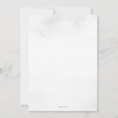 Silver Snowflake is op weg naar het Winter Baby sh Kaart (Achterkant)