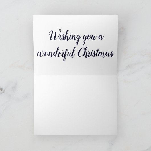  Silver Snowflake Kaart (Binnen)