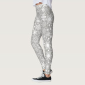 Silver Snowflake Leggings van vrouwen (Links)