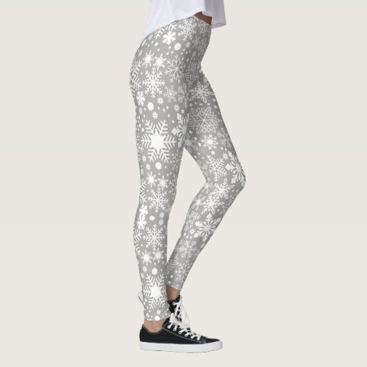 Silver Snowflake Leggings van vrouwen (Rechts)