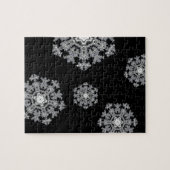 Silver Snowflake Legpuzzel (Horizontaal)