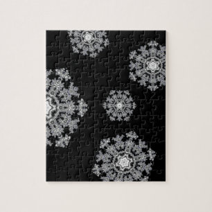 Silver Snowflake Legpuzzel
