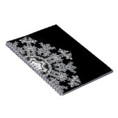 Silver Snowflake Notitieboek (Rechterzijde)