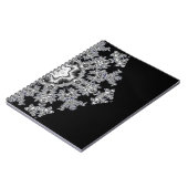 Silver Snowflake Notitieboek (Linkerzijde)