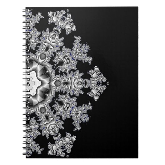 Silver Snowflake Notitieboek (Voorkant)