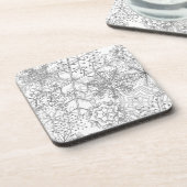 Silver Snowflake Onderzetters - Set van 6 (Linkerzijde)